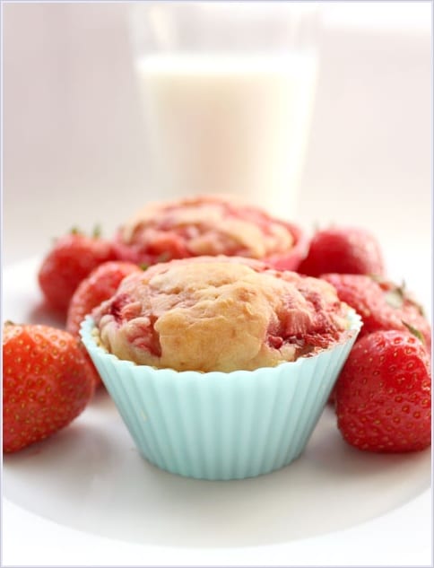 Muffin de fresa